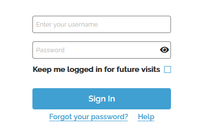 Login to My Data Portal